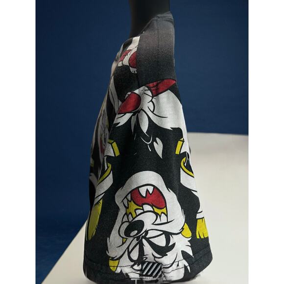 Looney Tunes All-Over Print Unisex T-Shirt Martian, Sylvester & Tweety - Large - Picture 7 of 13